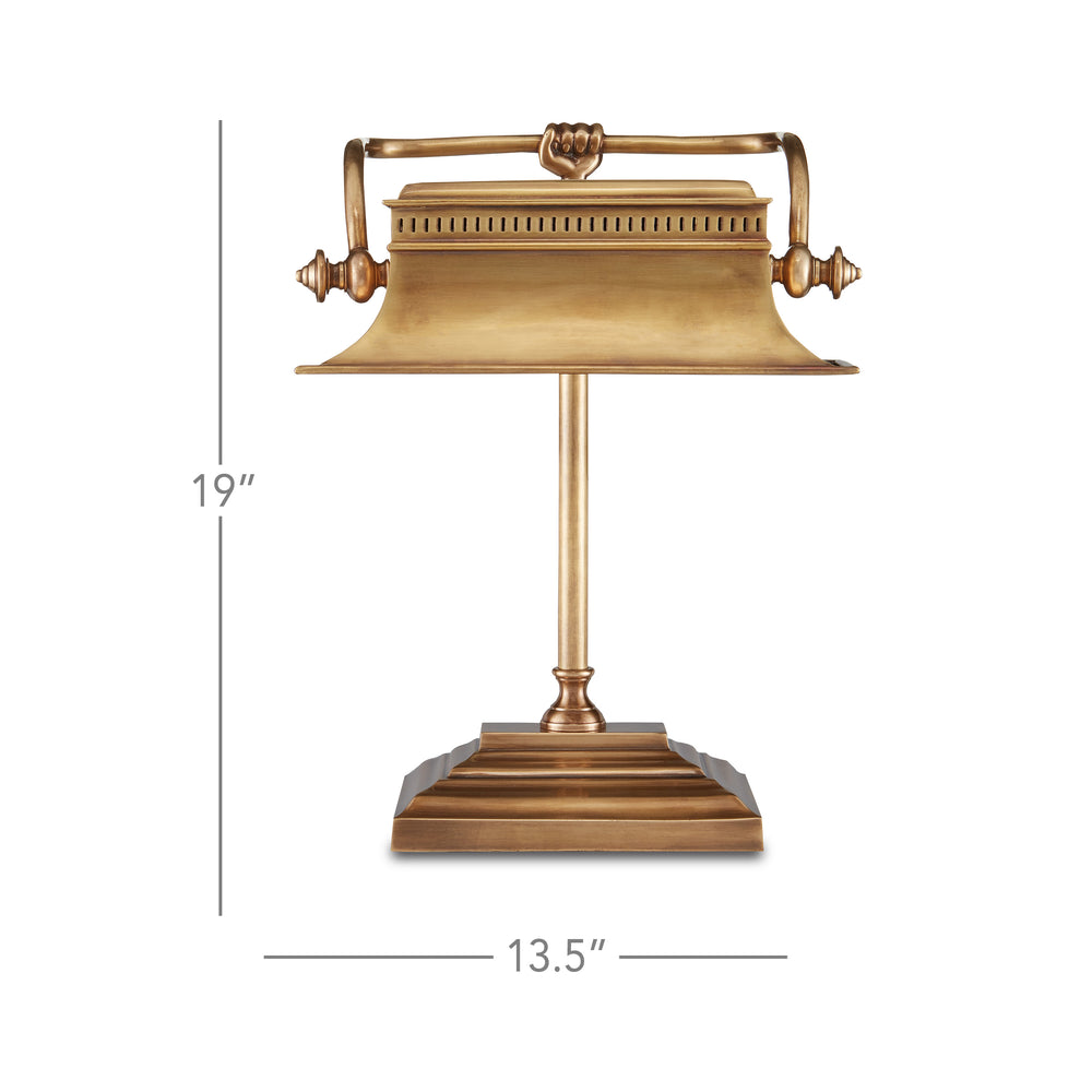 
                      
                        Malvasia Brass Desk Lamp.
                      
                    