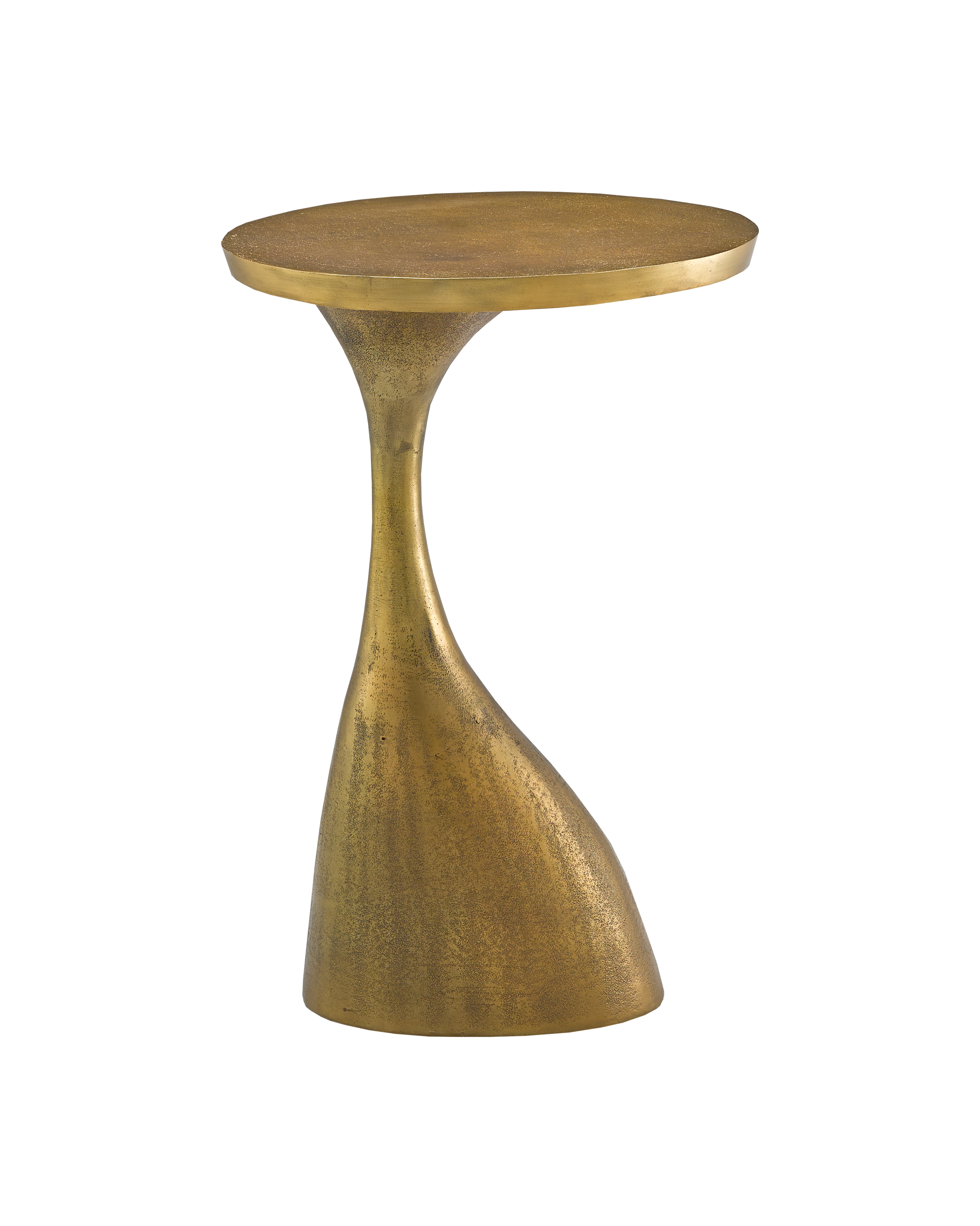 Ishaan Brass Accent Table - Thumbnail 2