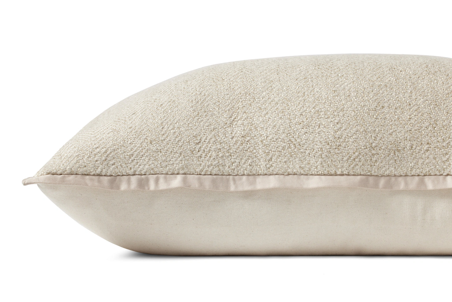 Jean Stoffer x Loloi PJS0018 Oatmeal 13'' x 35'' Cover Only Pillow