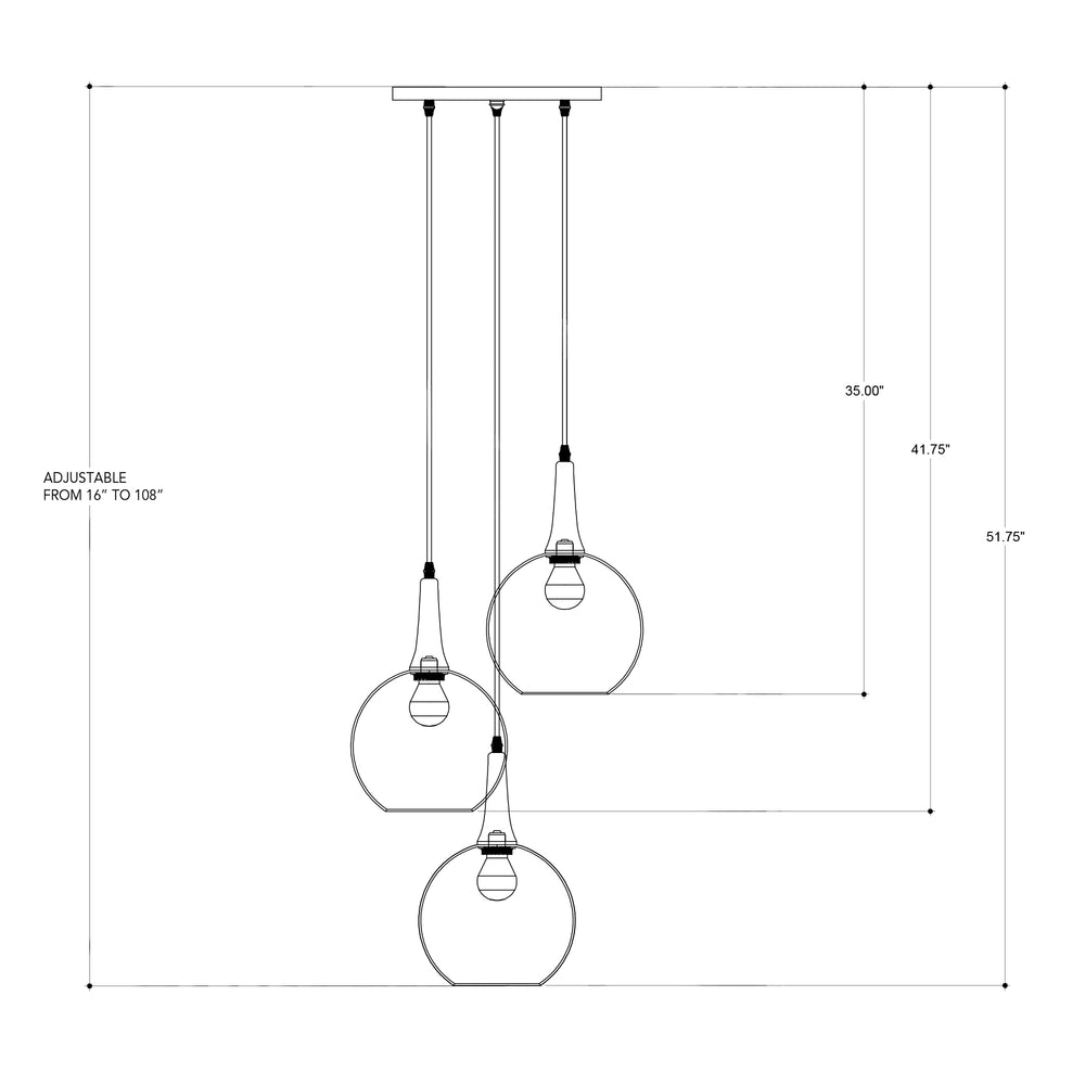 
                      
                        Beckett Trio Pendant
                      
                    