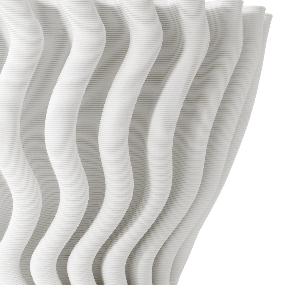 
                      
                        Ripple White Vase
                      
                    