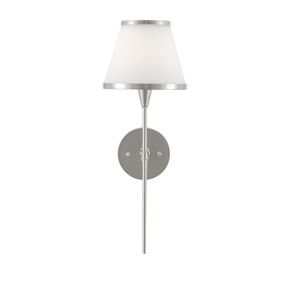
                      
                        Brimsley Nickel Wall Sconce
                      
                    