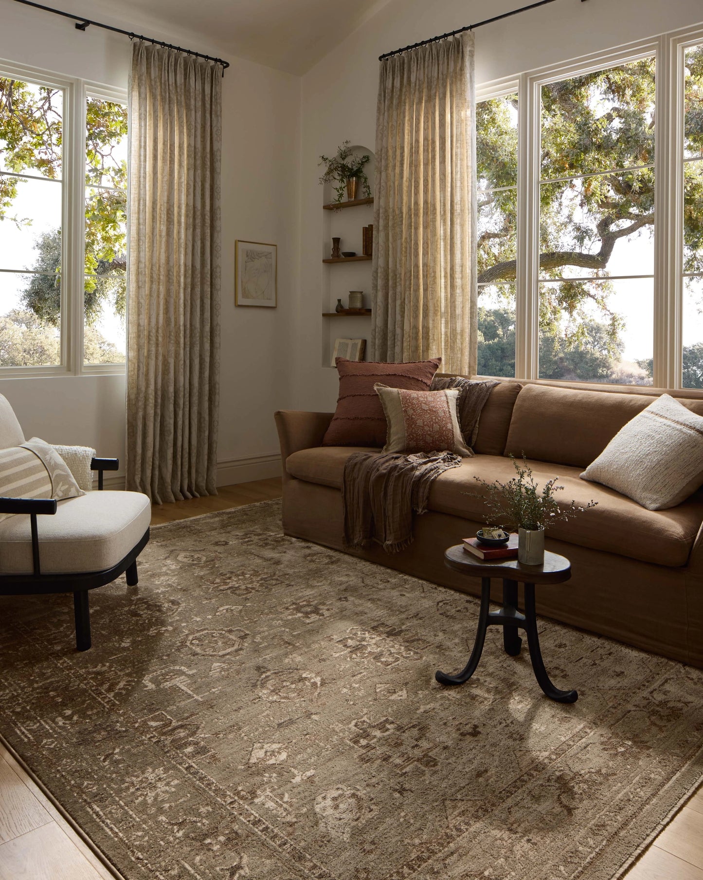 Loloi Haywood Sage / Earth 6'-7" x 9'-2" Area Rug