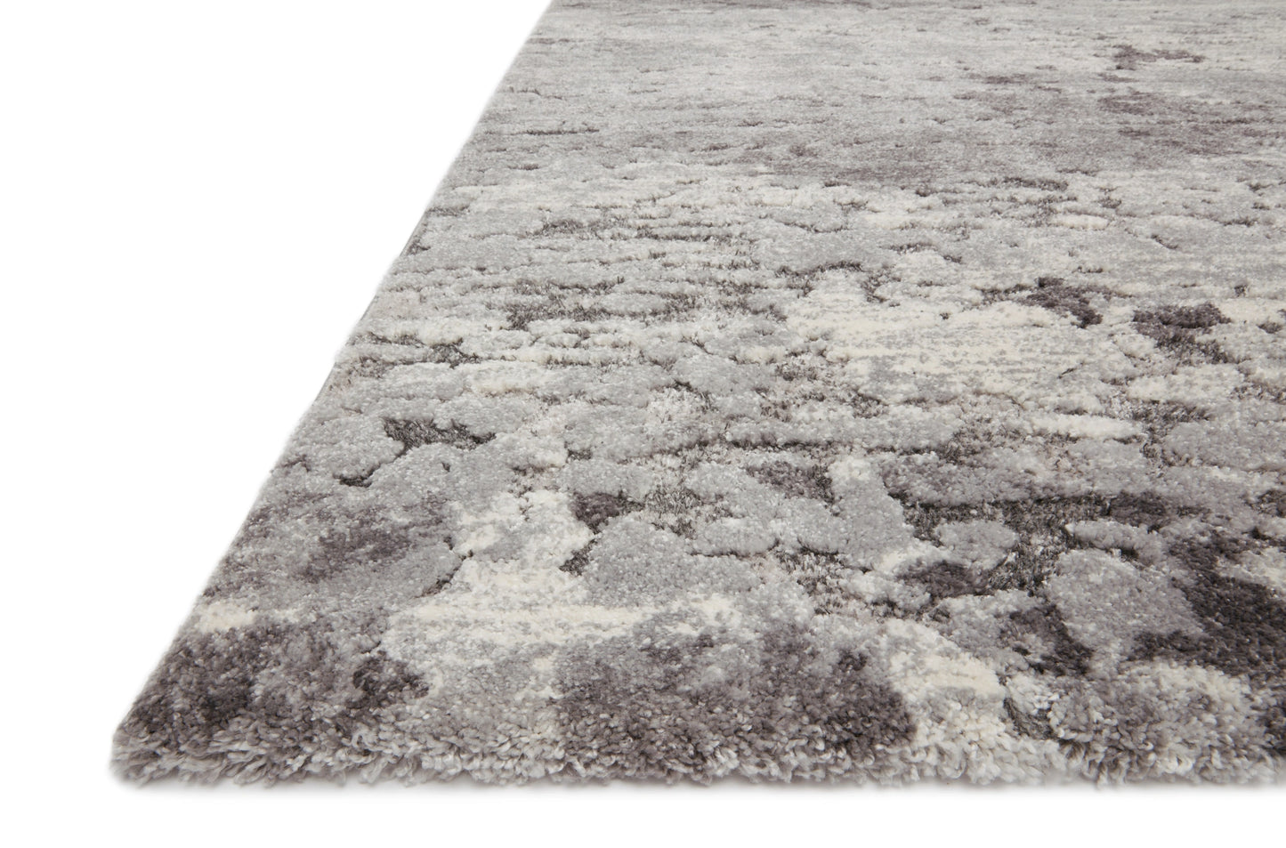 Loloi Theory Charcoal / Grey 3'-7" x 5'-7" Accent Rug