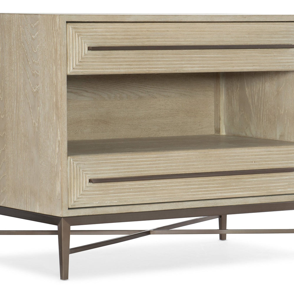 Cascade Two-Drawer Nightstand - #shop_name Nightstands