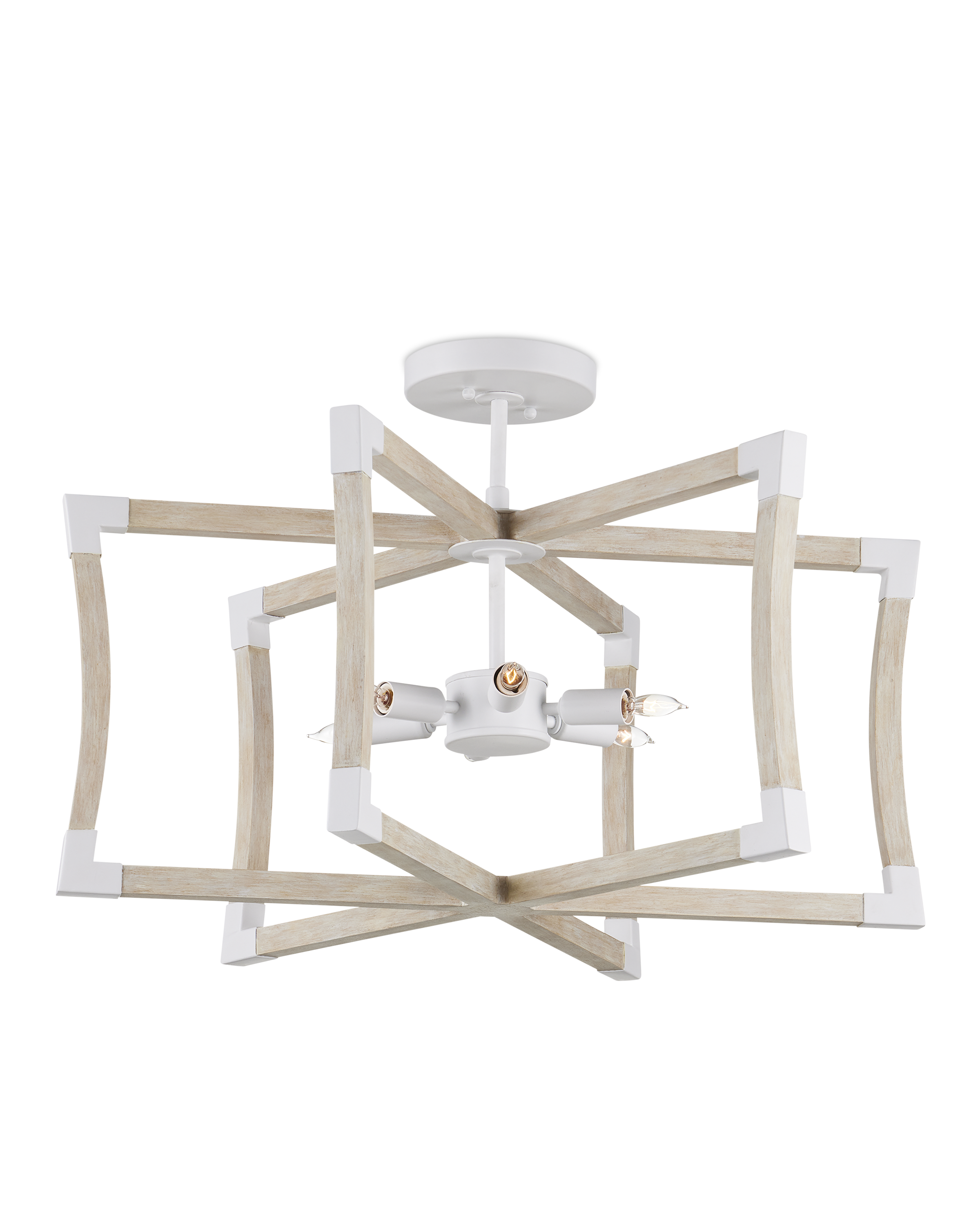 Currey & Company Bastian Semi-Flush Mount