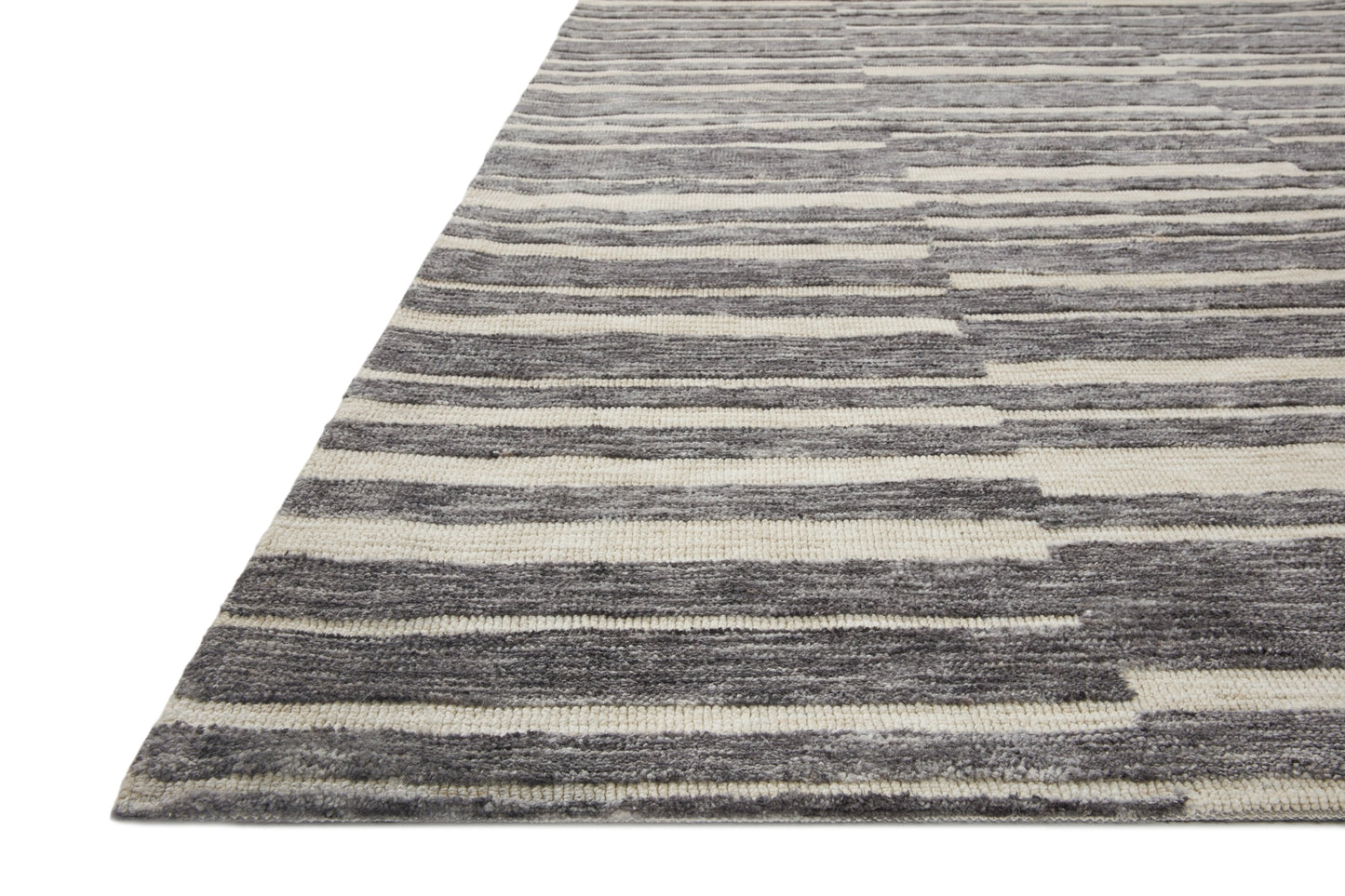 Loloi Neda Natural / Slate 2'-6" x 7'-6" Runner Rug
