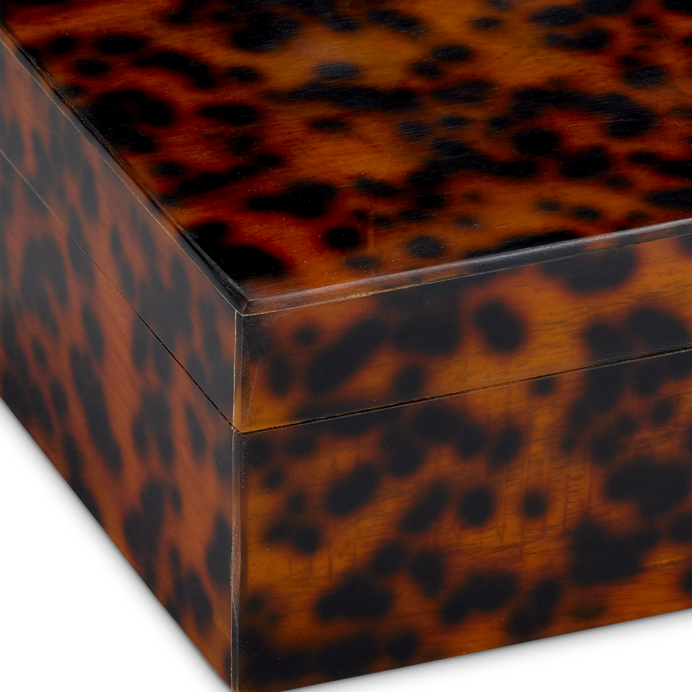 
                      
                        Faux Tortoise Box Set of 2.
                      
                    