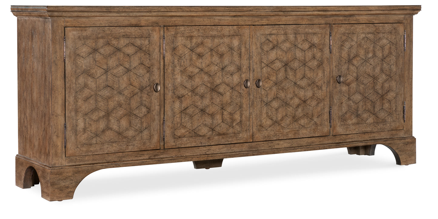 Americana Entertainment Credenza - Medium Wood