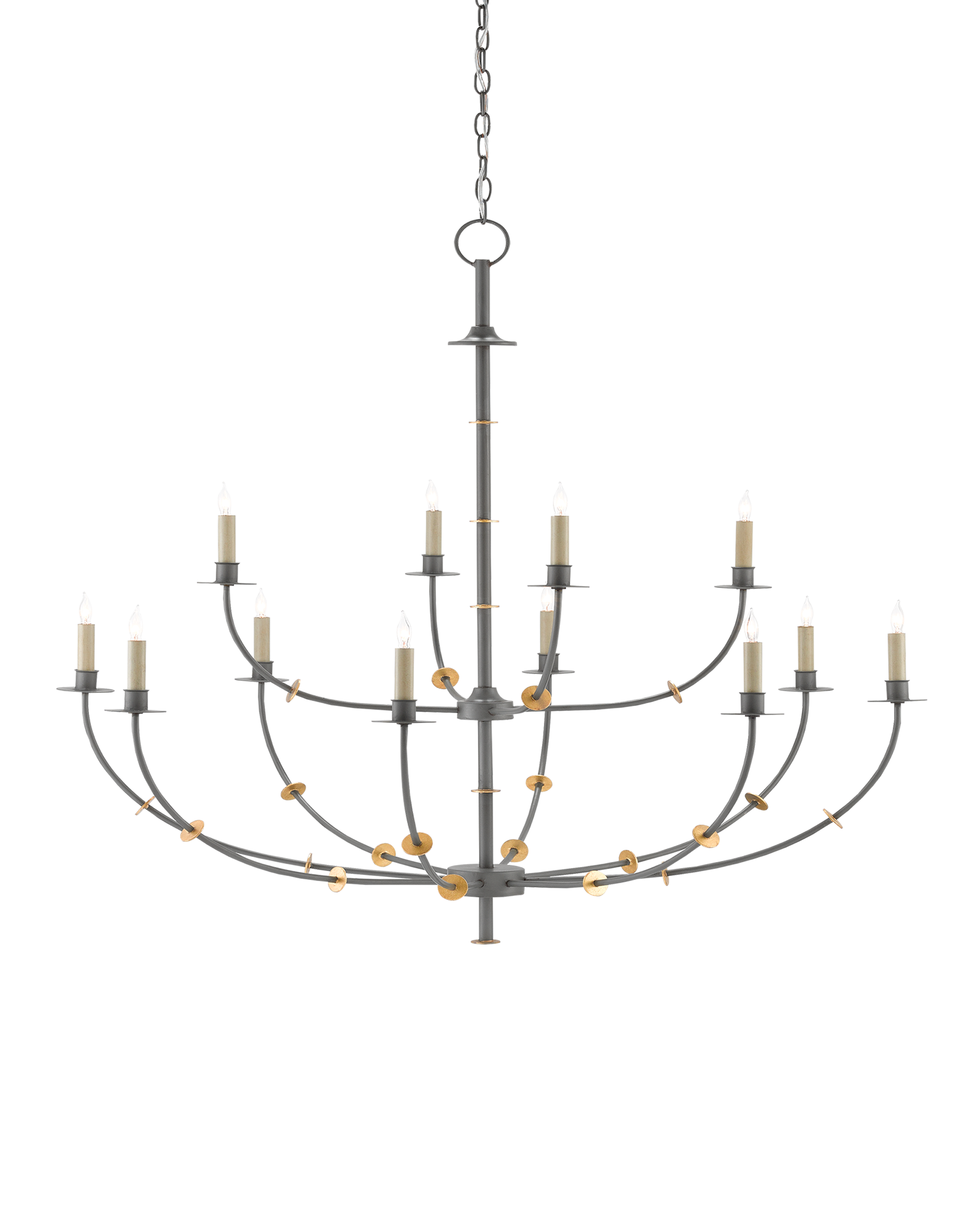 Currey & Company Balladier Chandelier - Thumbnail 2