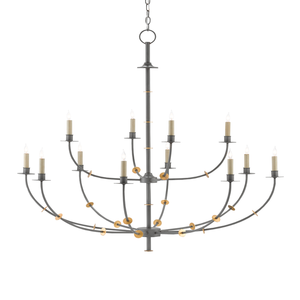 Balladier Gray Chandelier
