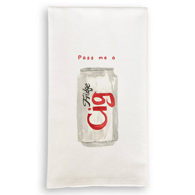 Pass Me a Fridge Cig Tea Towel