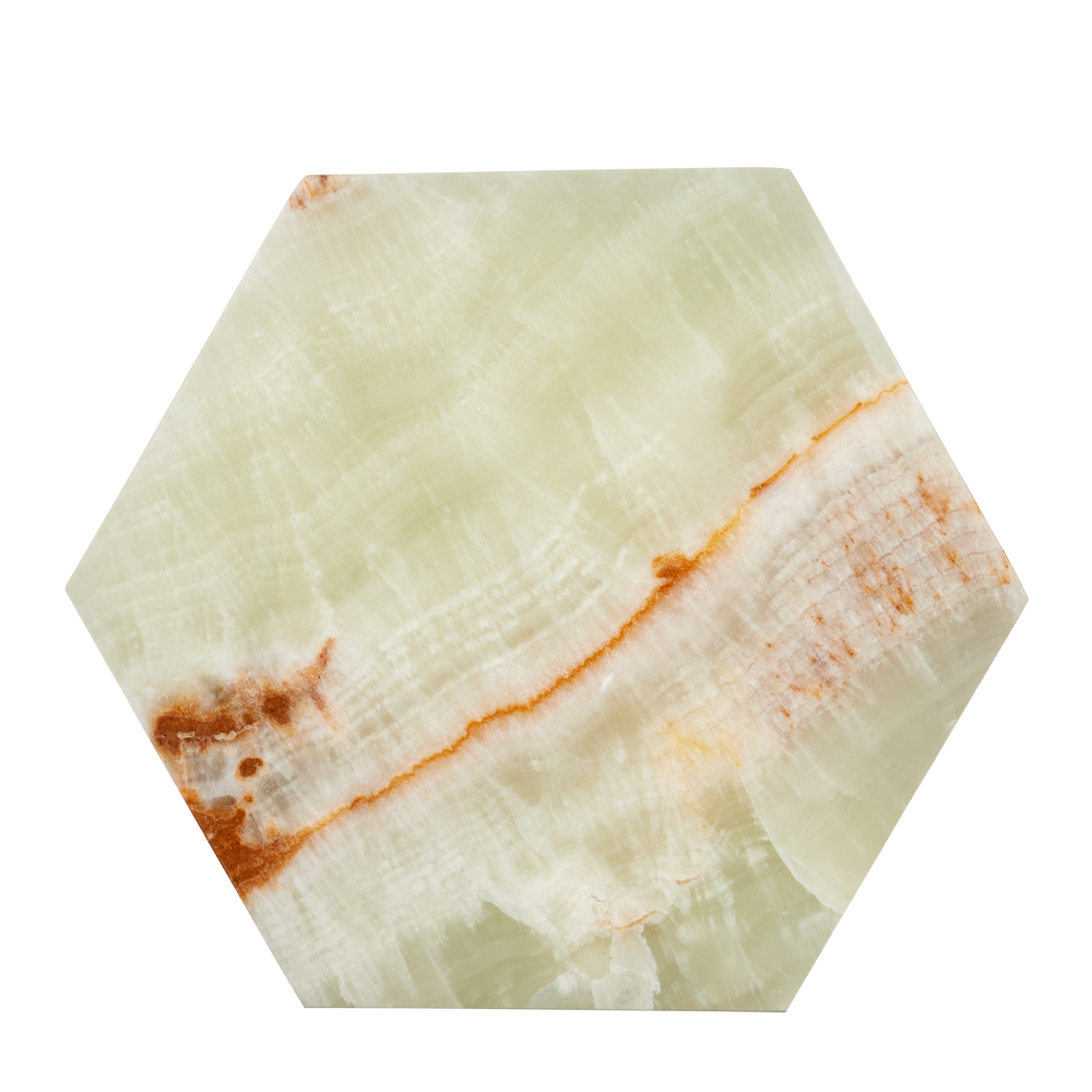 
                      
                        Arco Green Onyx Hexagon Box.
                      
                    