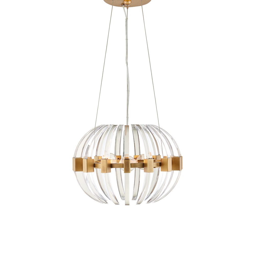 
                      
                        Coquette Small Brass Chandelier
                      
                    