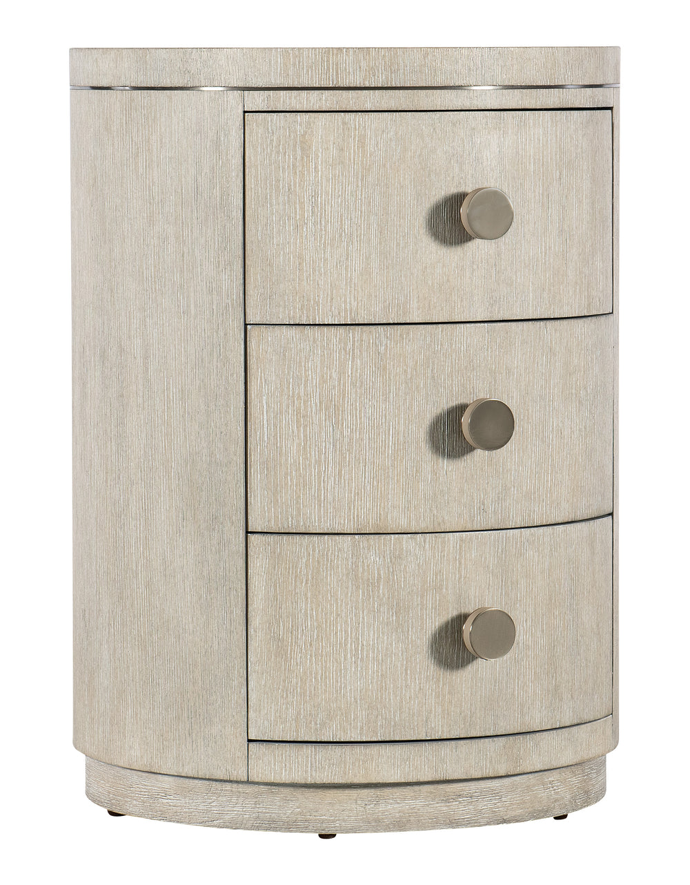 Modern Mood Round Nightstand - Diamond Finish.
