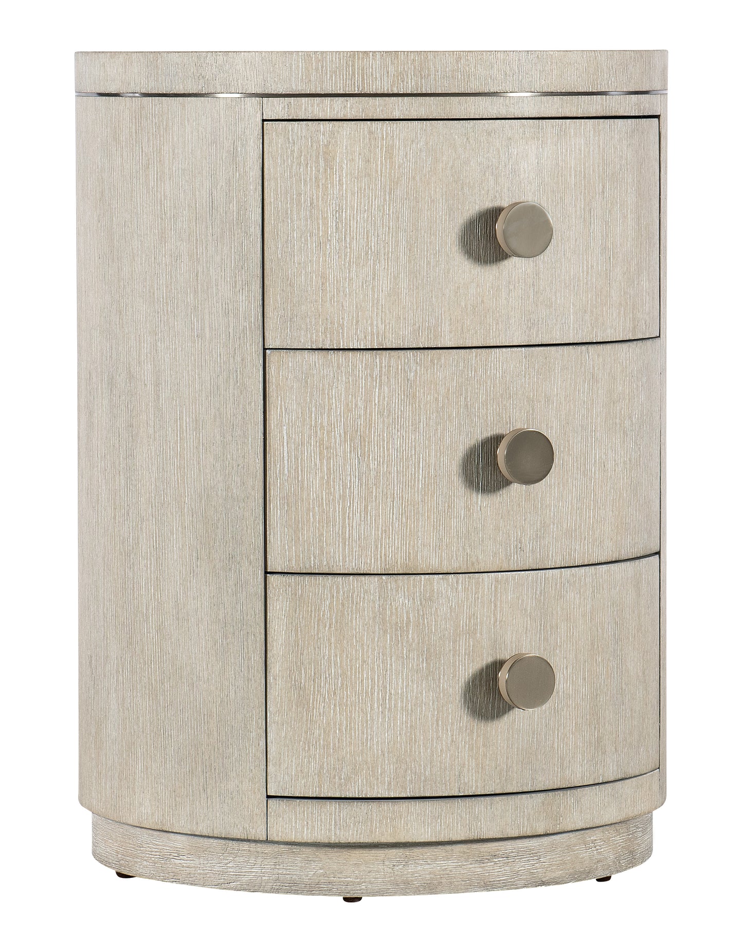 Modern Mood Round Nightstand - Diamond Finish.