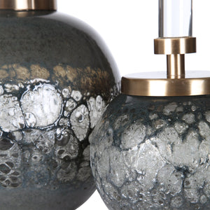 Cessair Art Glass Bottles, S/2 - #shop_name Accessories