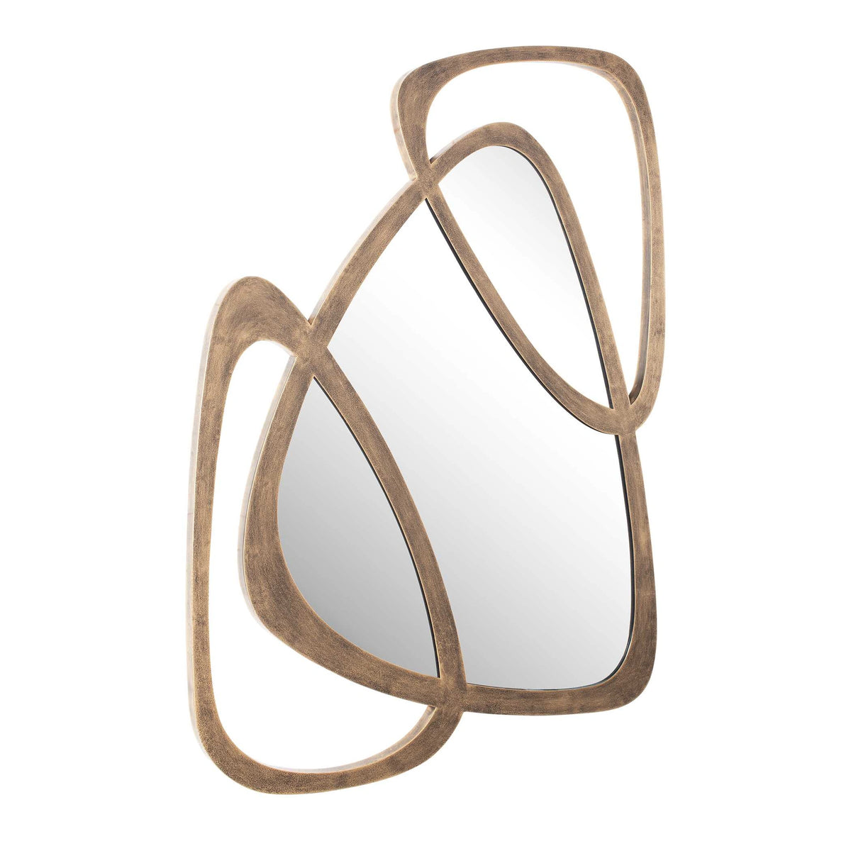 Momentum Gold Mirrored Wall Decor