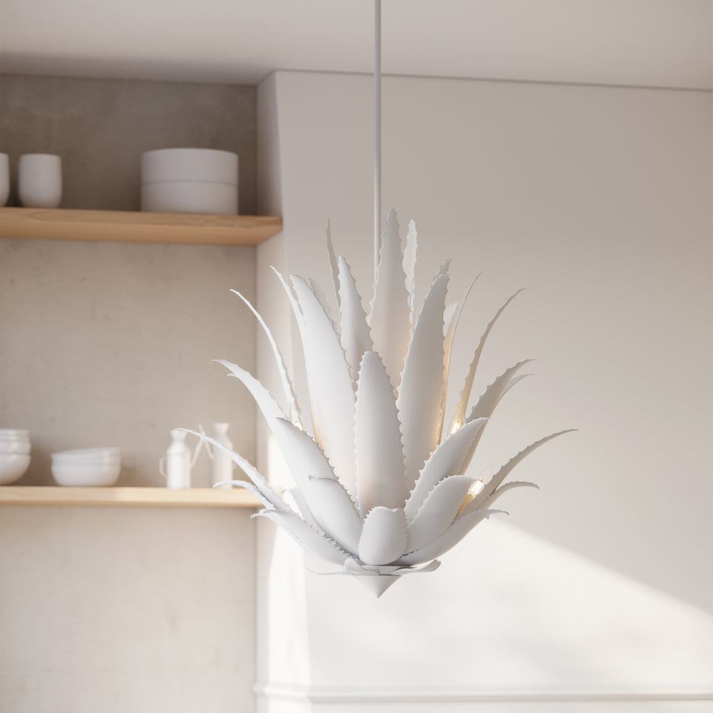 
                      
                        Agave White Chandelier
                      
                    