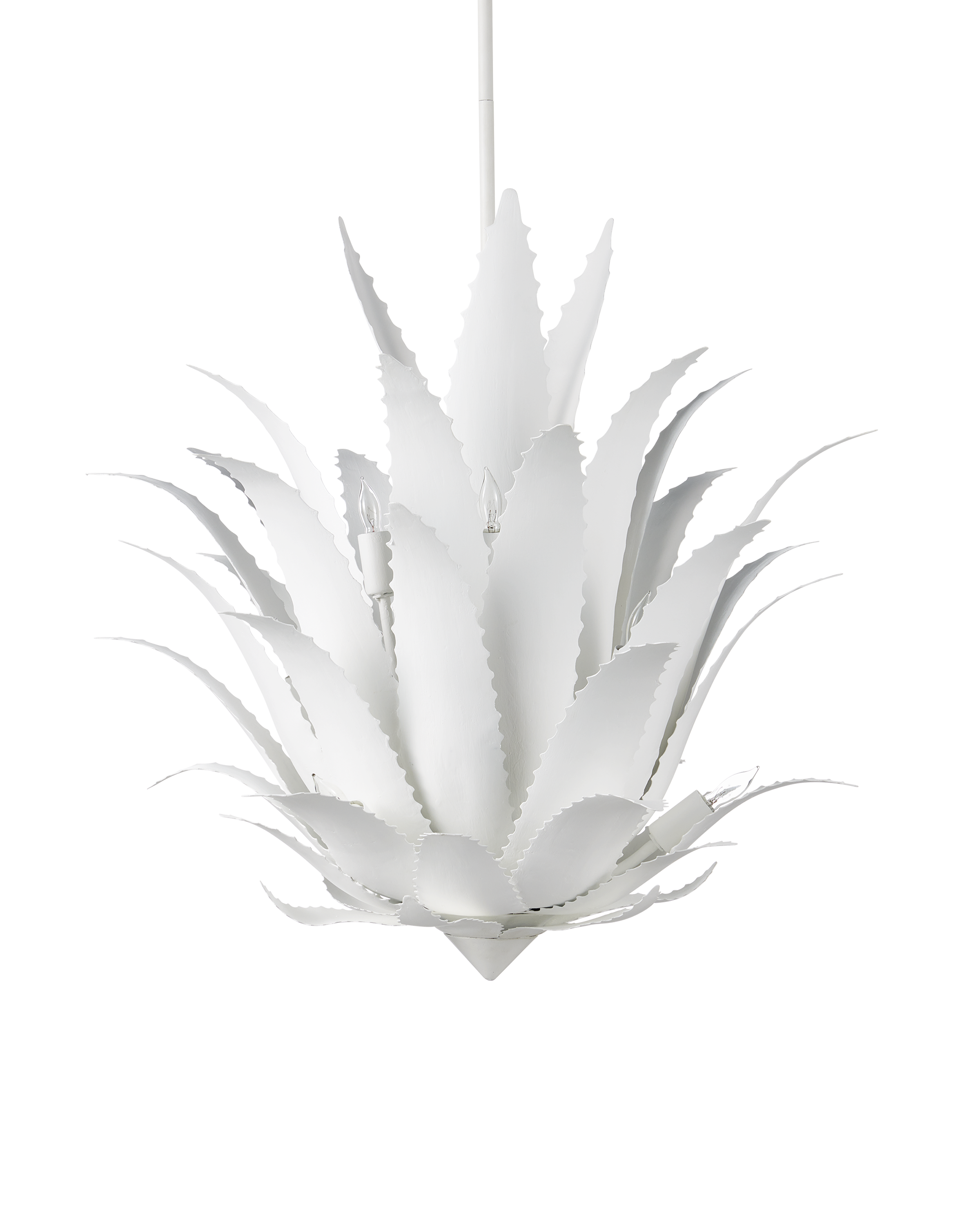 Agave White Chandelier - Thumbnail 3