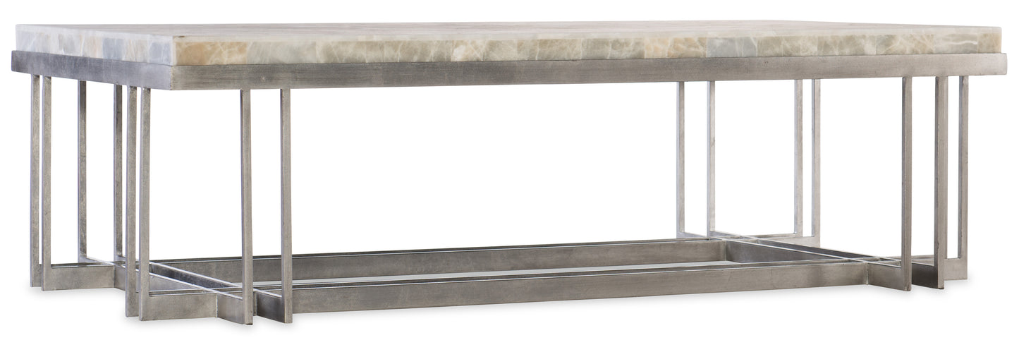 Melange Marin Rectangle Cocktail Table.