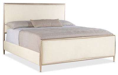 Westwood King Upholstered Metal Bed