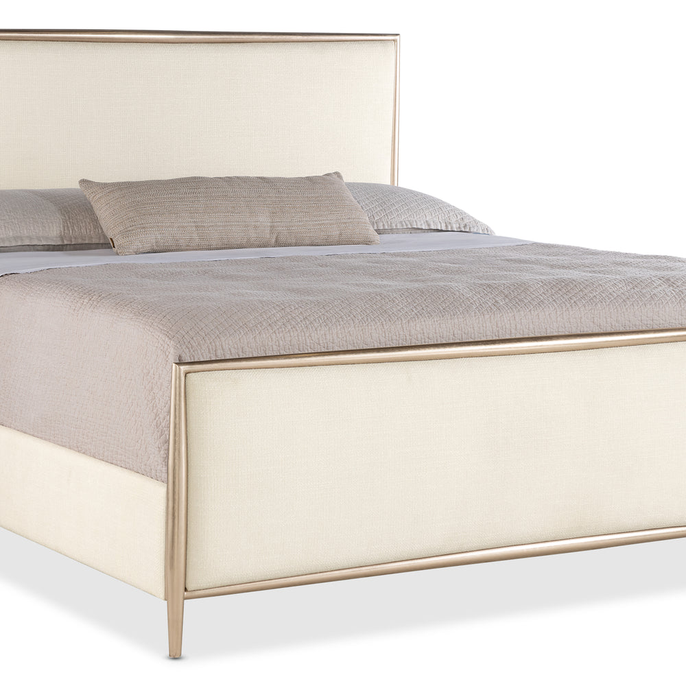 Westwood California King Upholstered Metal Bed