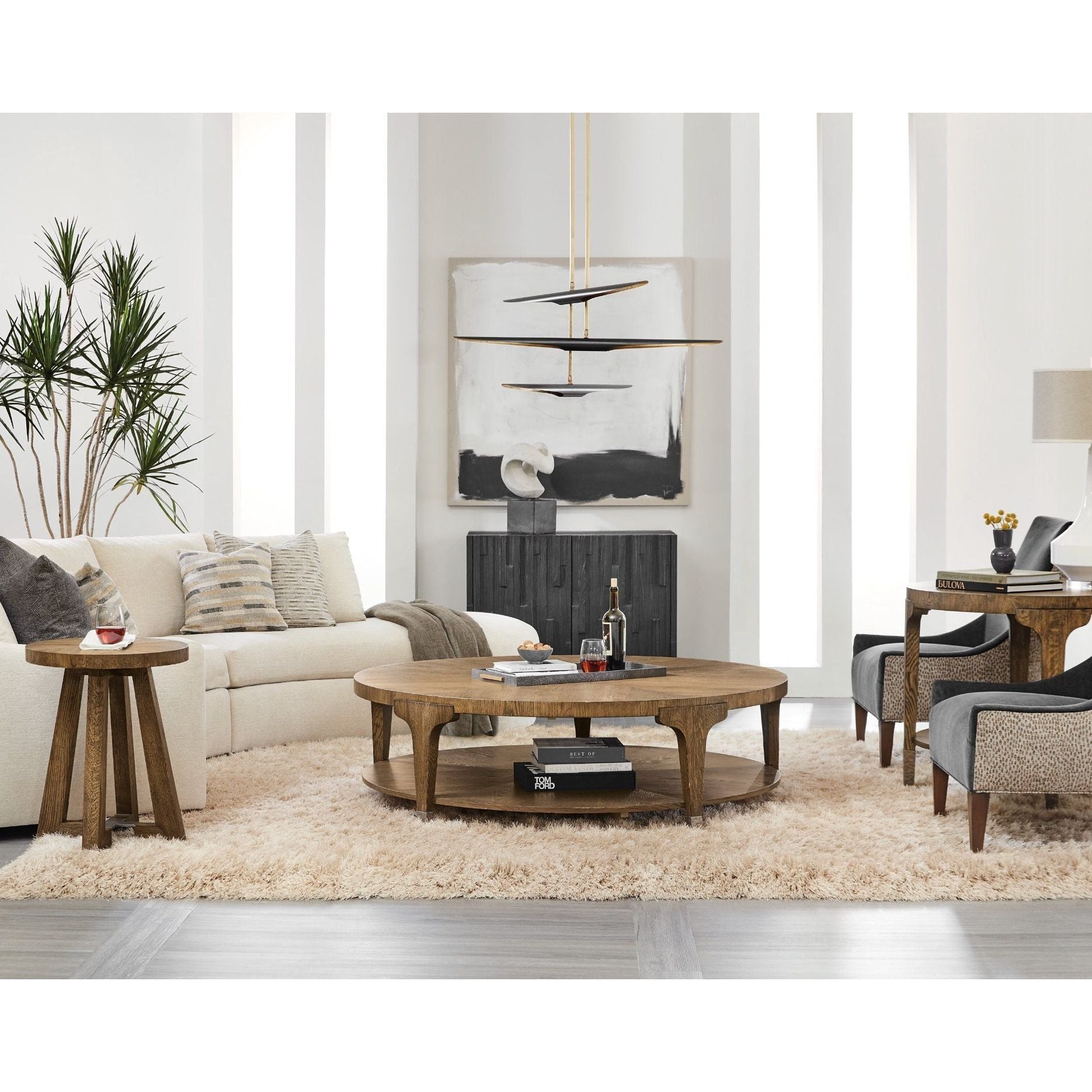 Chapman Round Cocktail Table - Thumbnail 4