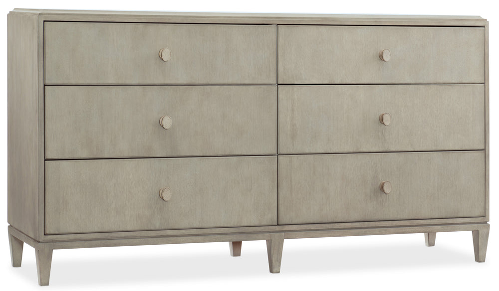 Elixir Six-Drawer Dresser.