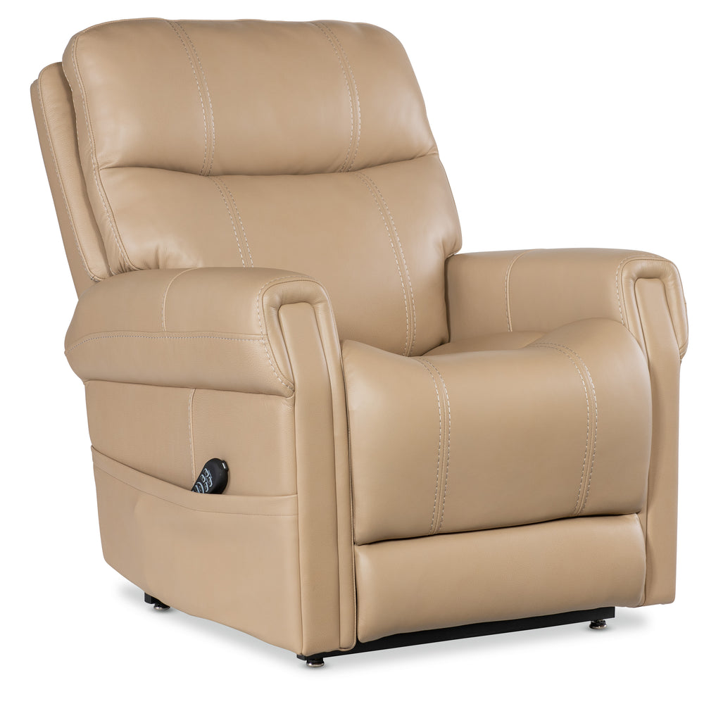 Carroll Power Recliner with Power Headrest, Lumbar & Lift