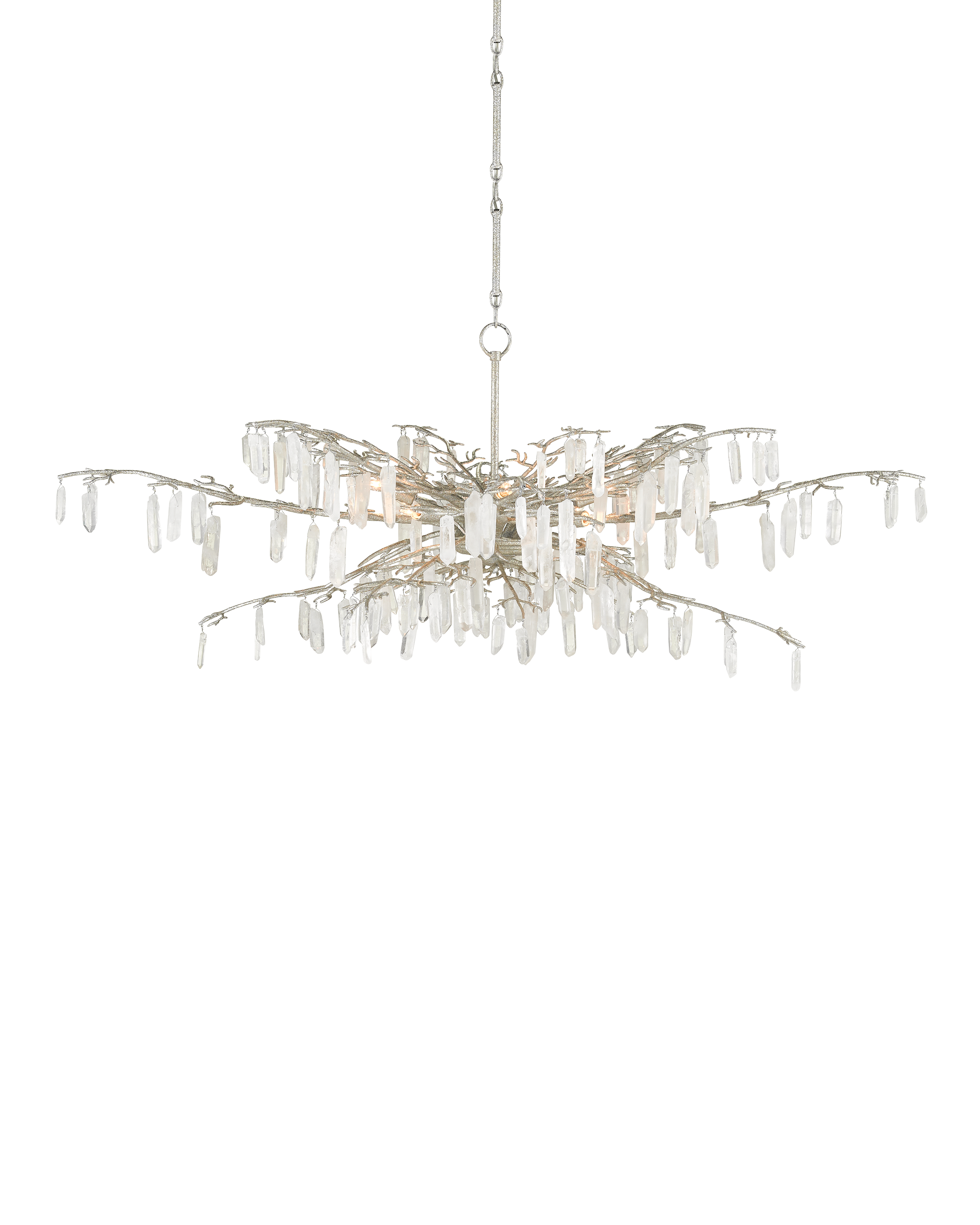 Forest Dawn Silver Chandelier - Thumbnail 4