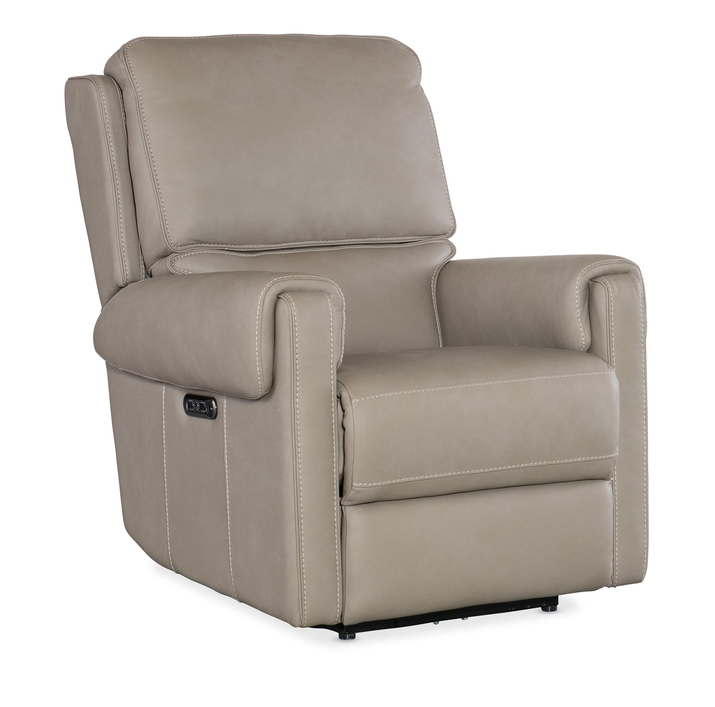 Somers Power Recliner with Power Headrest - Somers Dark Taupe