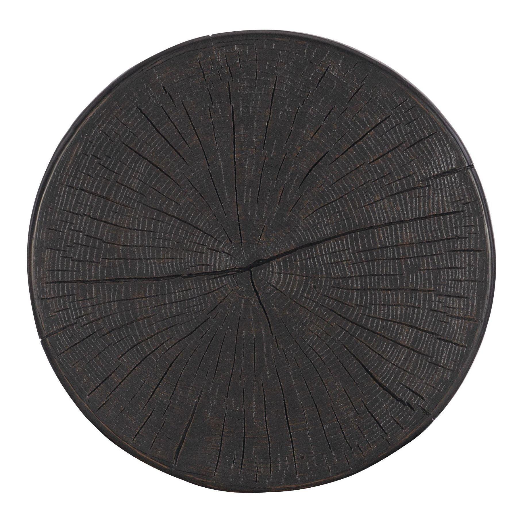 Carved Stump Side Table - Thumbnail 2