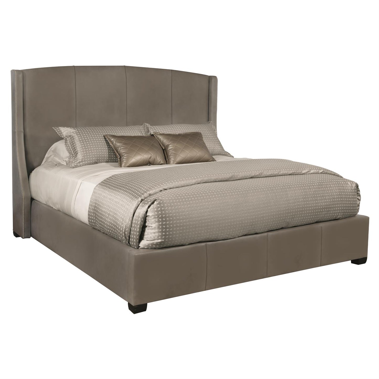 Cooper Leather Shelter King Bed – Custom