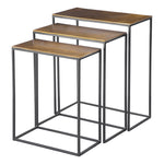 Coreene Gold Nesting Tables Set/3 - #shop_name End Tables & Accent Tables