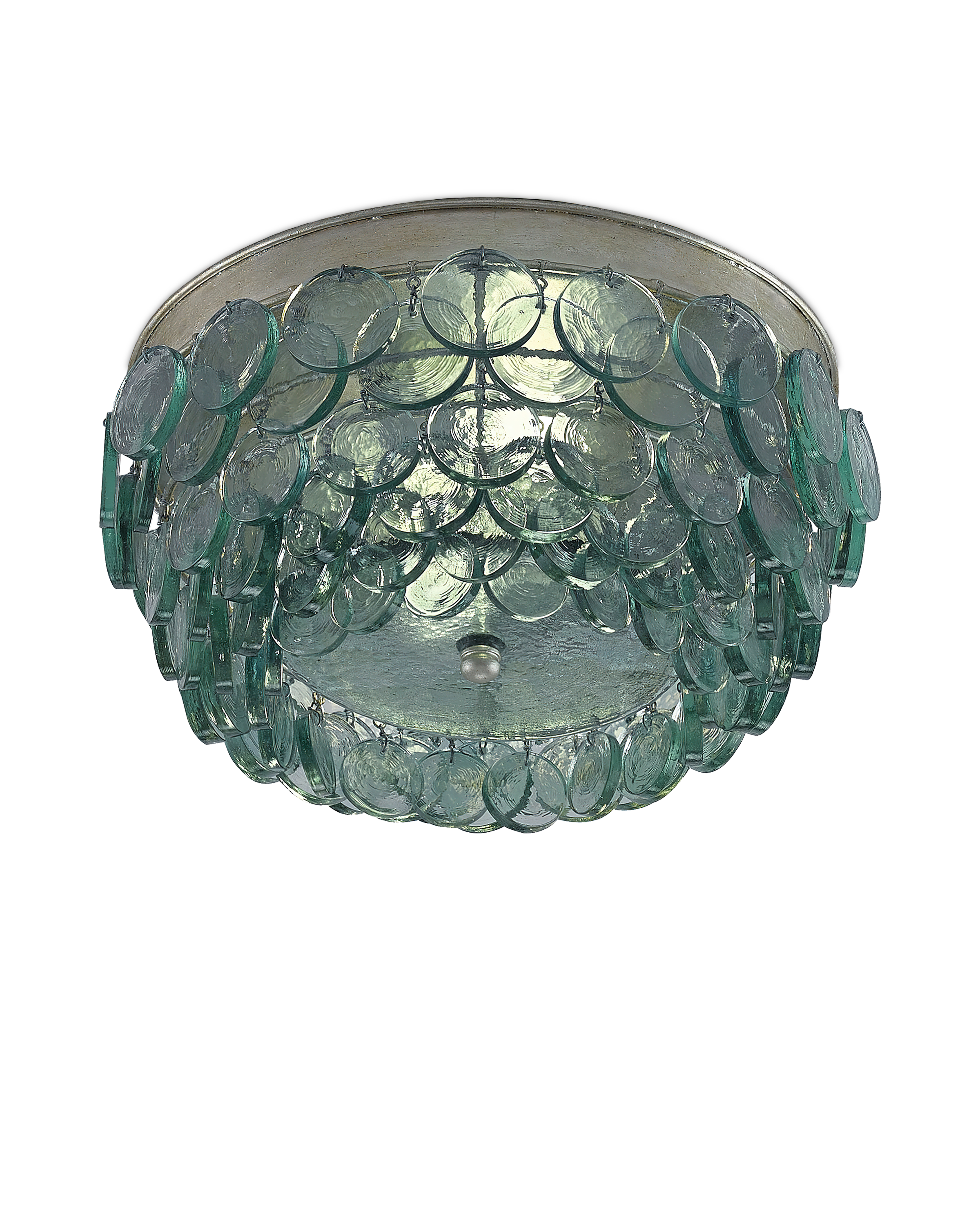 Braithwell Recycled Glass Flush Mount - Thumbnail 2