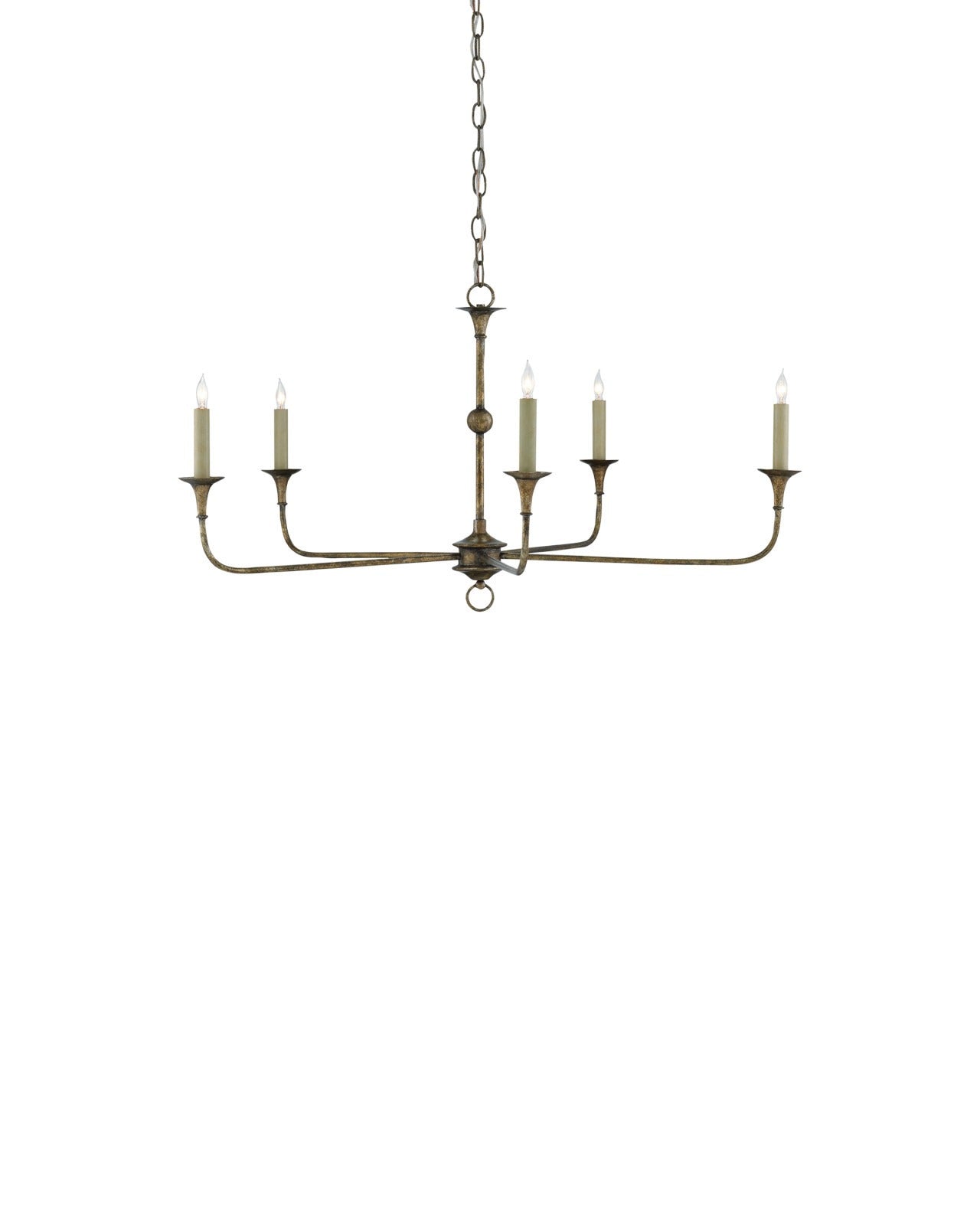 Nottaway Small Bronze Chandelier - Thumbnail 4