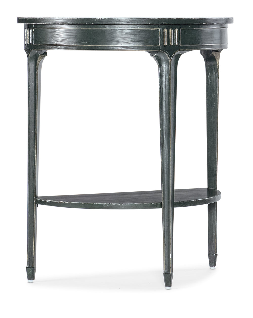 Charleston Demilune Accent Table - Charleston Green
