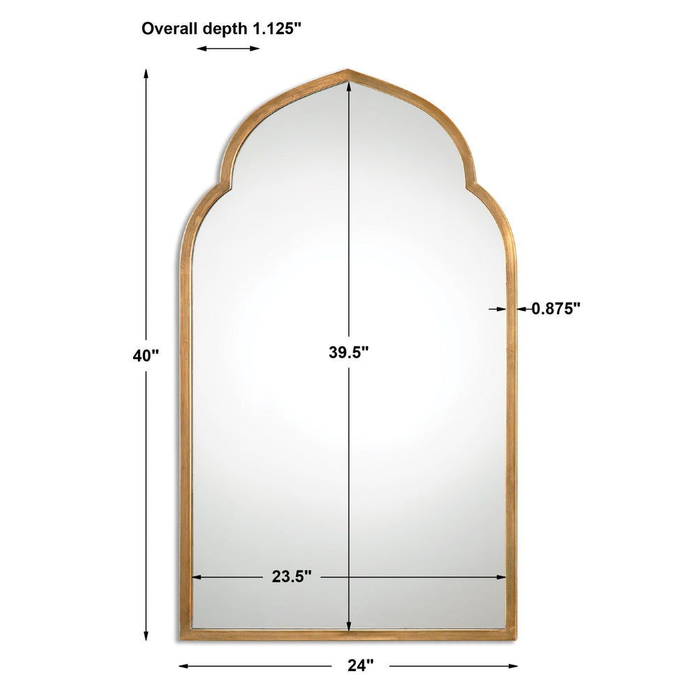 
                      
                        Crofton Antique Gold Mirror - #shop_name Mirrors
                      
                    