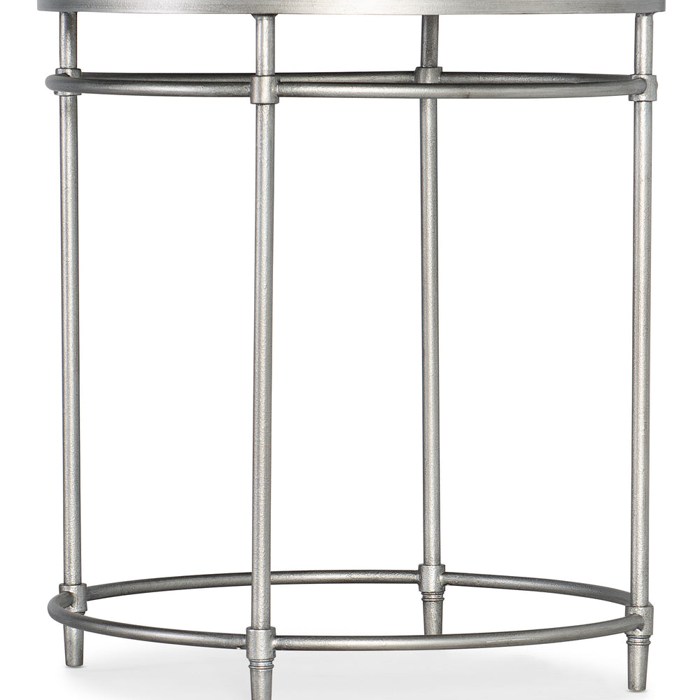 St. Armand Round End Table - Black