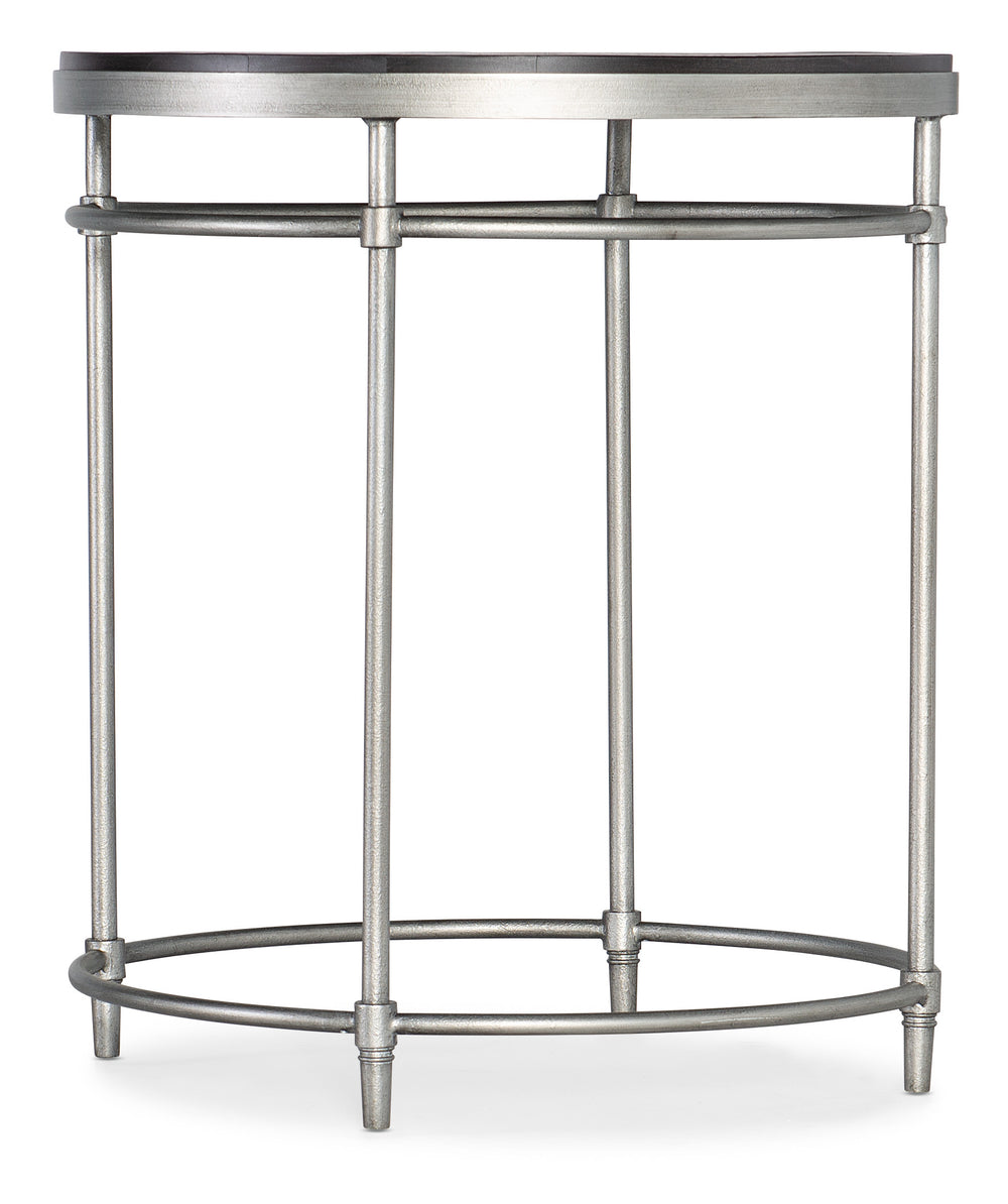 St. Armand Round End Table - Black