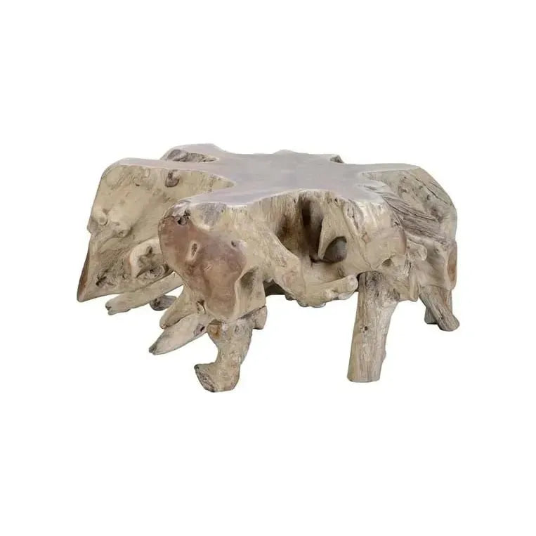 Classic Home Cypress Root Coffee Table - Thumbnail 2