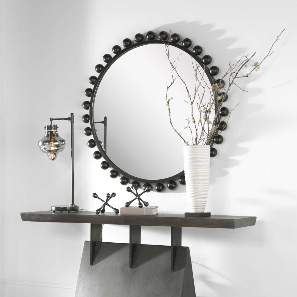 
                      
                        Cyra Round Mirror - #shop_name Mirror
                      
                    