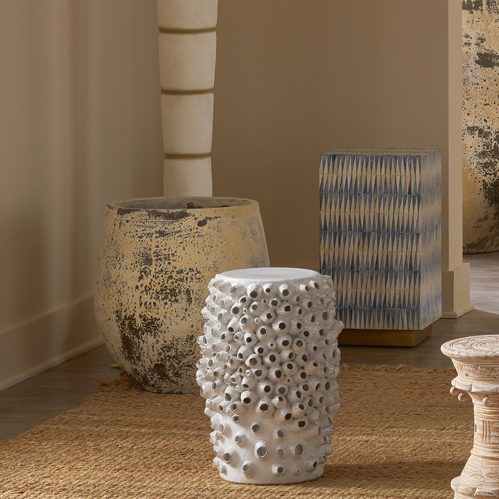 Barnacle White Accent Table