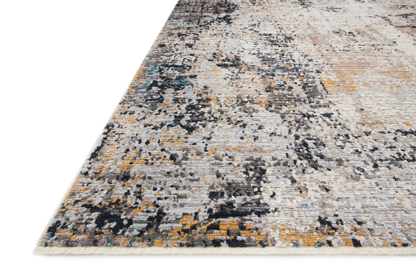Loloi Leigh Silver / Multi 18" x 18" Sample Rug