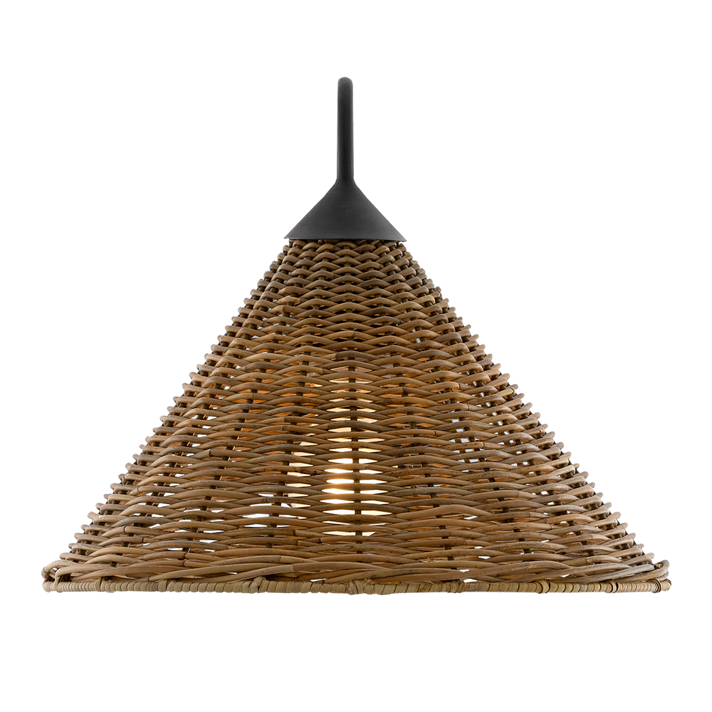 
                      
                        Basket Black Swing-Arm Wall Sconce.
                      
                    