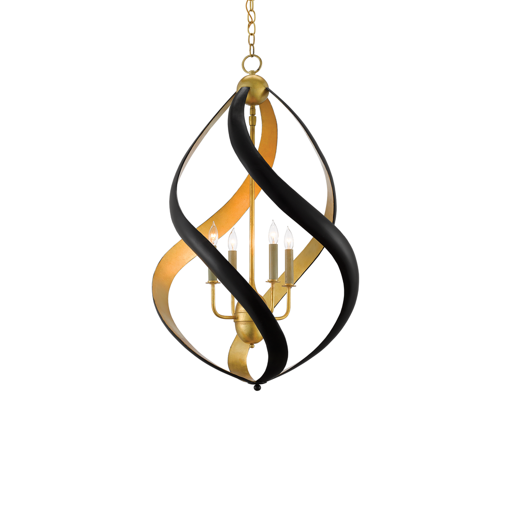 
                      
                        Trephine Black & Gold Chandelier
                      
                    