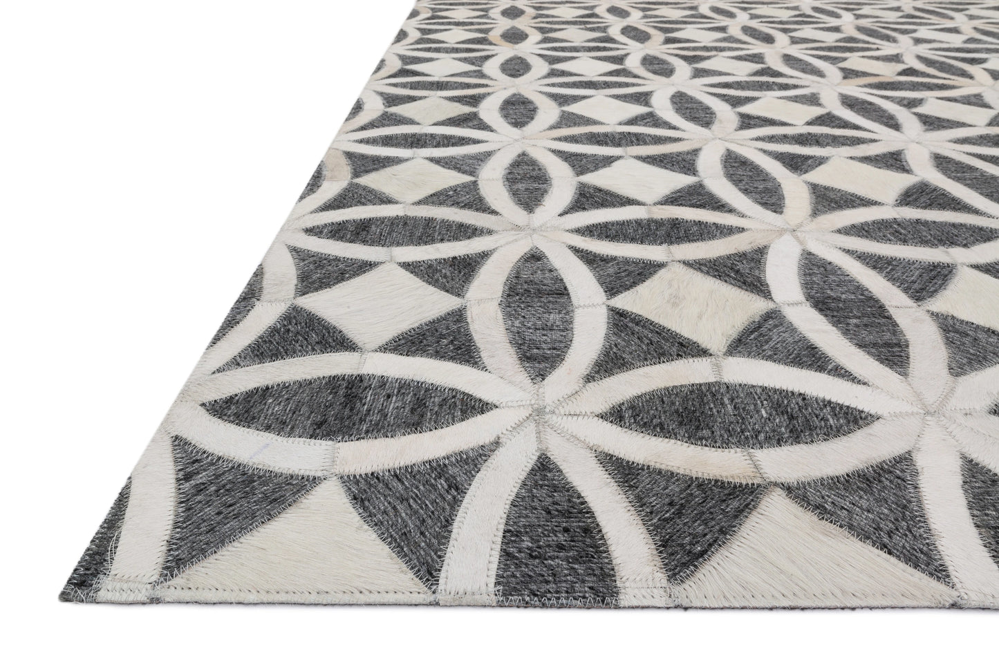 Loloi Dorado Graphite / Ivory 7'-9" x 9'-9" Area Rug