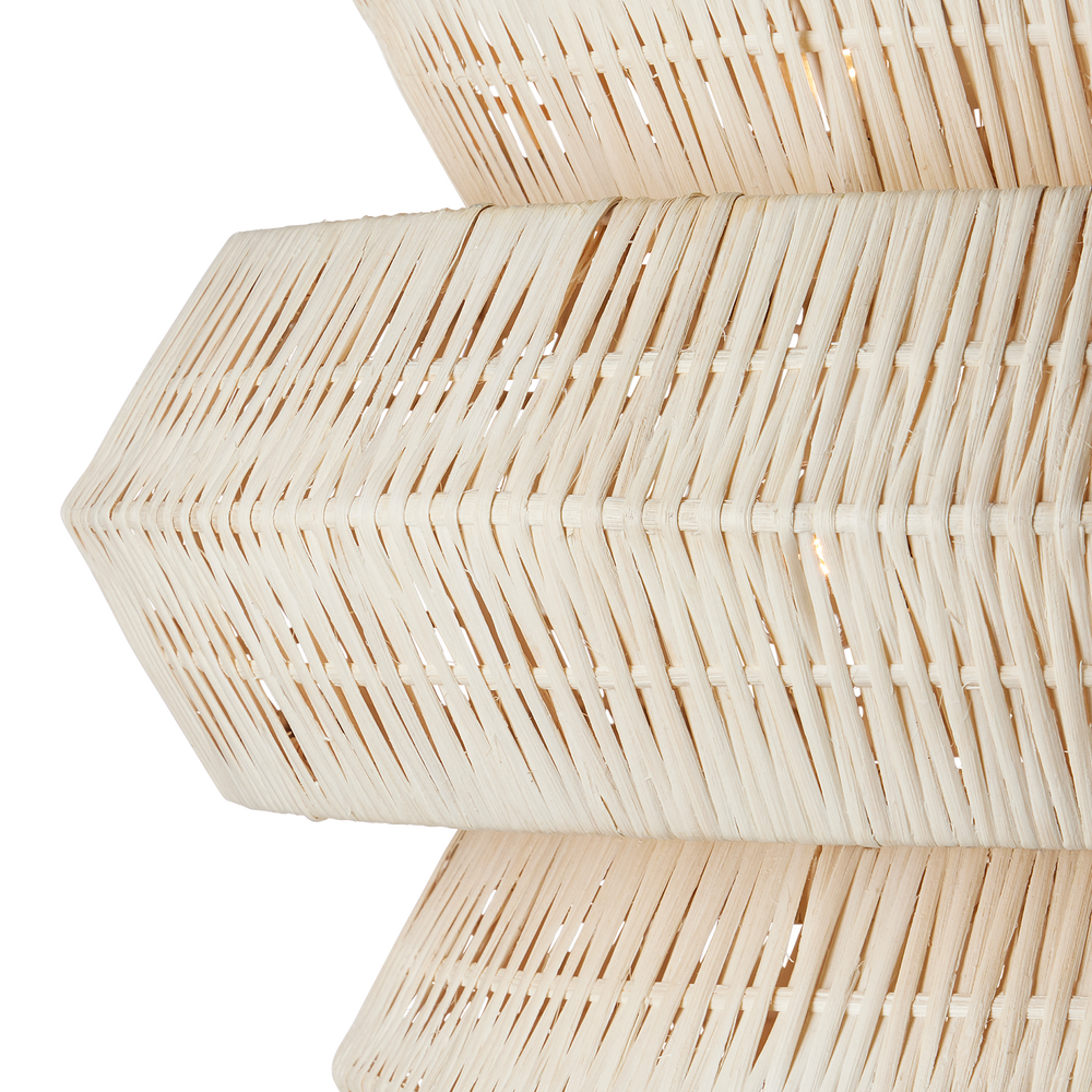 Antibes Medium White Chandelier