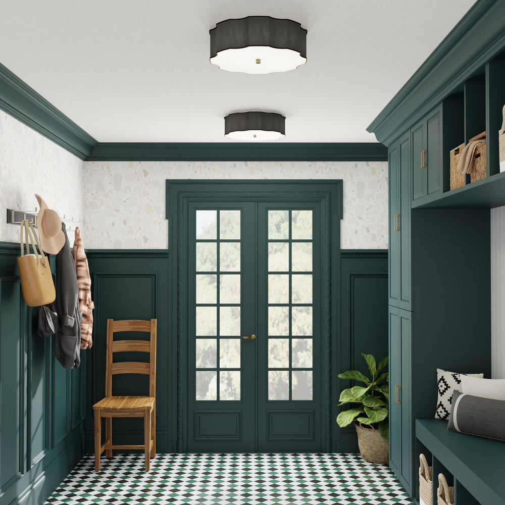 
                      
                        Wexford Bronze Flush Mount
                      
                    
